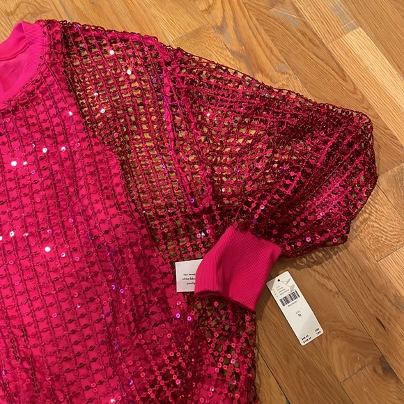 Anthropology Pilcro NWT size M sequin top - Picture 5 of 11